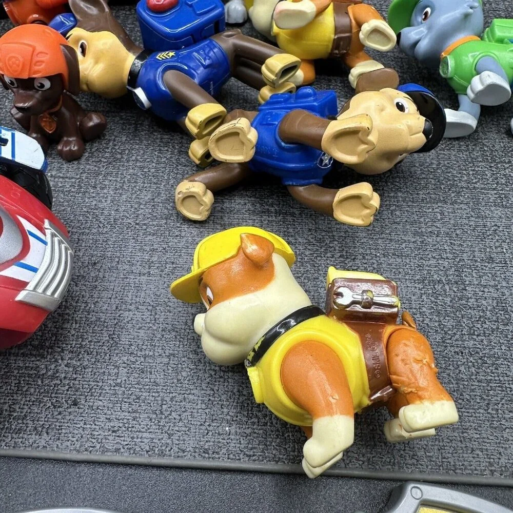 Paw Patrol Toy Lot Figures Vehicles Ryder Marshall Chase Skye Rubble Zuma